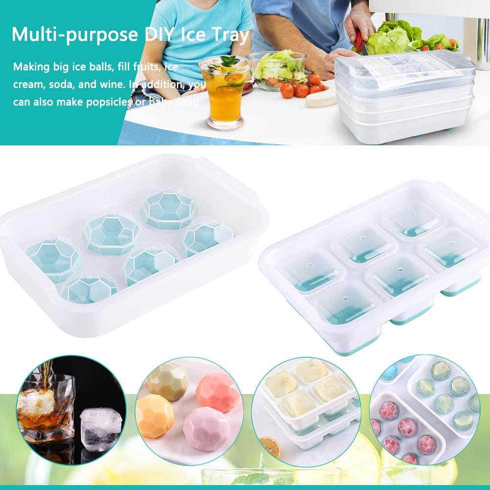 Do that with one balloon or . Jual Six Ball Square Ice Compartment Mold Easy Release Ice Sphere Mold For Cocktail And Whiskey Silicone Spill Resistant Sphere Ice Ball Maker Reusable Large Ice Balls Molds Indonesia Shopee Indonesia
