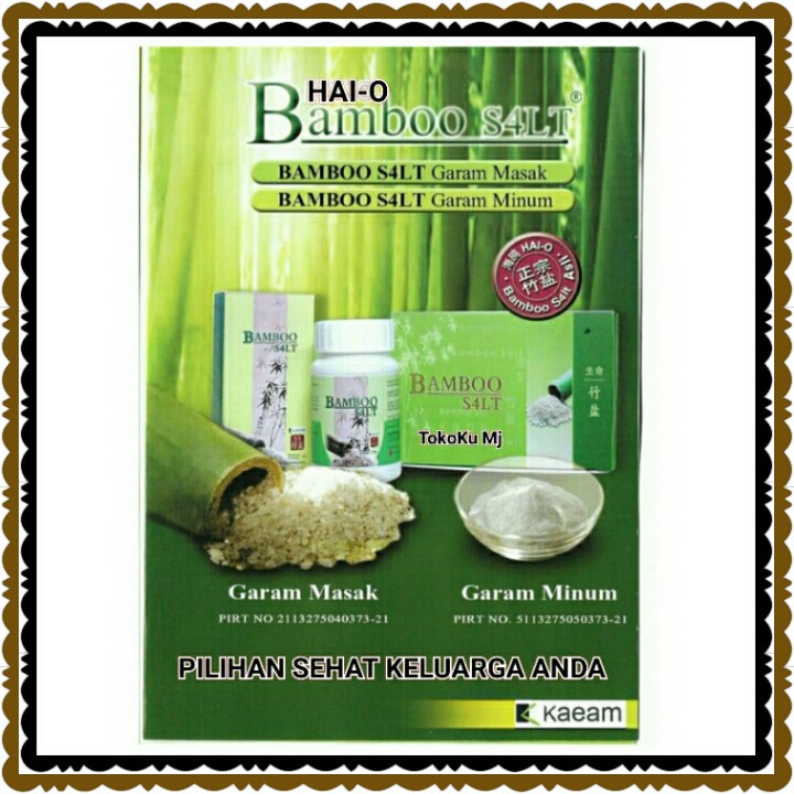 BAMBO SALT GARAM BAMBU GARAM MINUM DRINK BULUH GARAM KESEHATAN | Shopee  Indonesia
