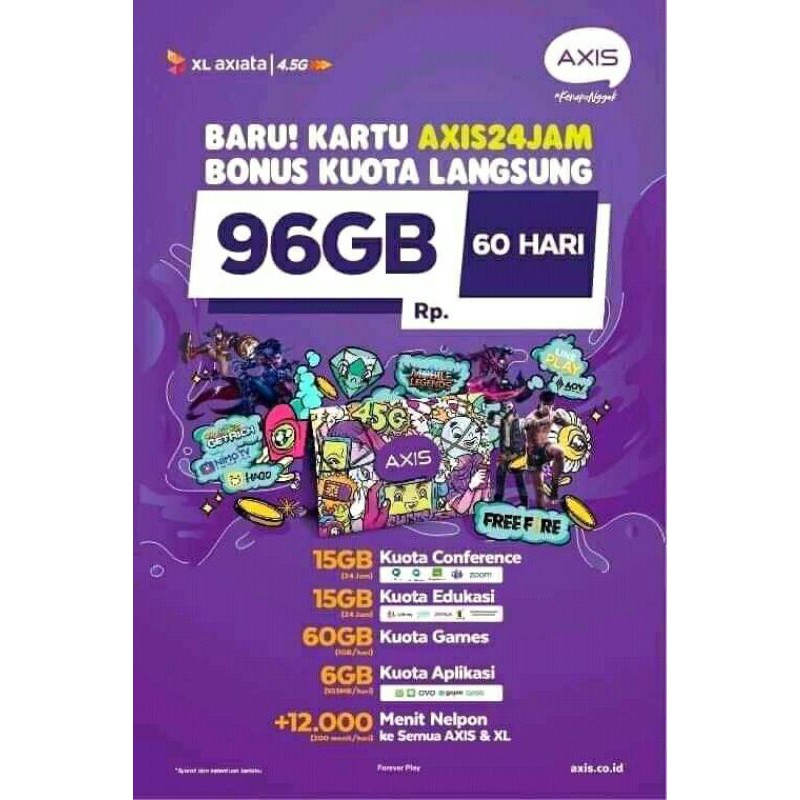 Kartu as internet vaganza paket kartu as internet bulanan kartu internet bulanan murah kartu paket offer, international roaming bundle, unlimited sms pack, call rate price , internet service providers. KARTU PERDANA AXIS UNLIMITED KUOTA 96GB TERMURAH | Shopee ...