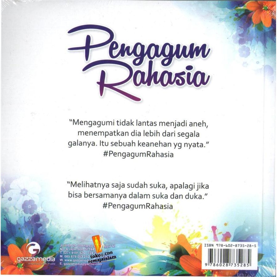 Silahkan kunjungi postingan kata kata cinta rahasia untuk membaca artikel selengkapnya dengan klik link di atas. Pengagum Rahasia Wirda Mansur Felix Siauw Salim A Fillah Gazzamedia Shopee Indonesia