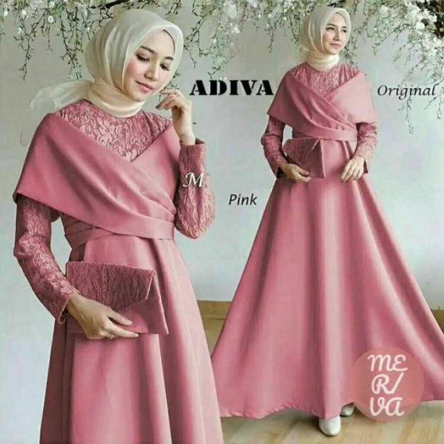 Ori Naura Gamis Terbaru 2019 Parang Cape Gamis Batik Baju Pesta