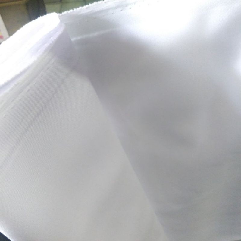 kain taslan ini mempunyai coating milky (warna putih susu) kain taslan bening. Kain Tetoron Warna Putih Per Meter Shopee Indonesia