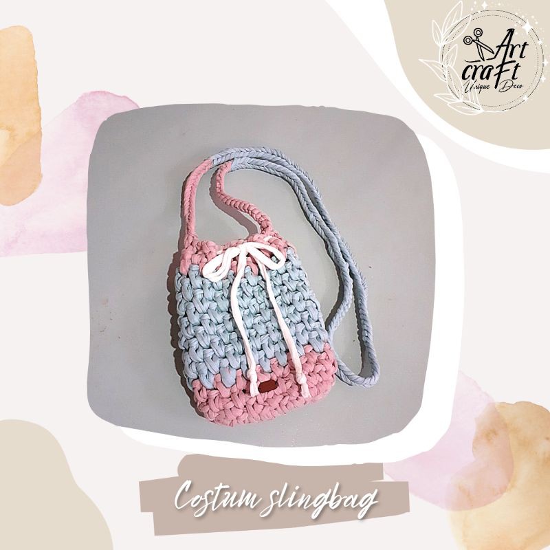 Crochet phone cases, also frequently called crochet cell phone cozies, are such fun little. Custom Tas Rajut Sling Bag Selempang Crochet Phone Case Pocket Kantong Shopee Indonesia