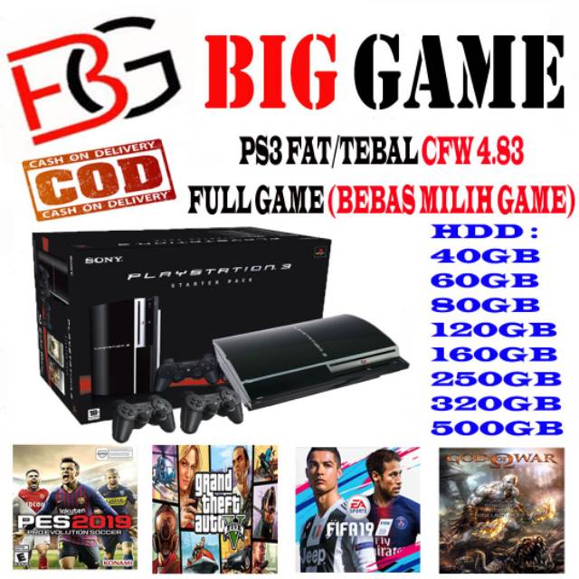 Ps3 80 500 Gb Full Game 62 Game Versi 4 85 4 86 Harga Promo Bos Indonesia 