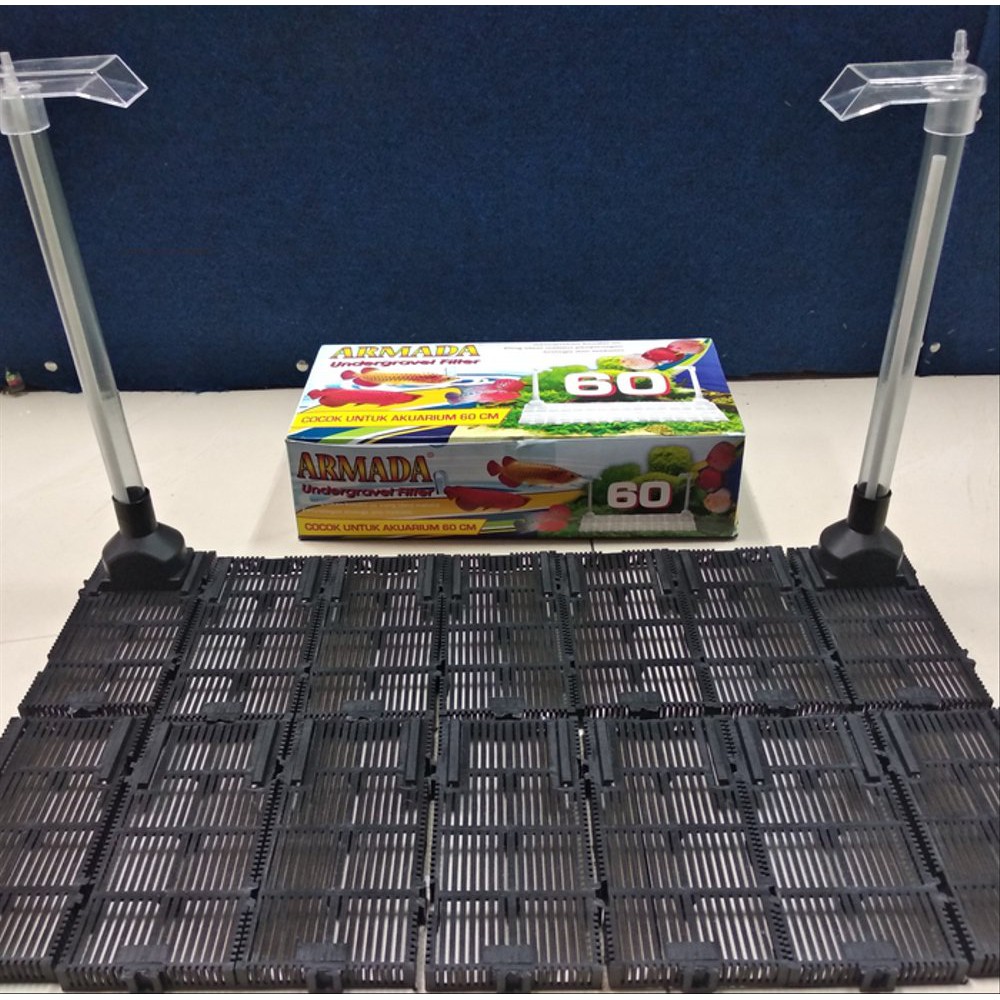 Undergravel filter bawah armada 60cm media filter air ikan aquarium. Jual Undergravel Armada Filter Aquascape Terbaik 60cm Indonesia Shopee Indonesia