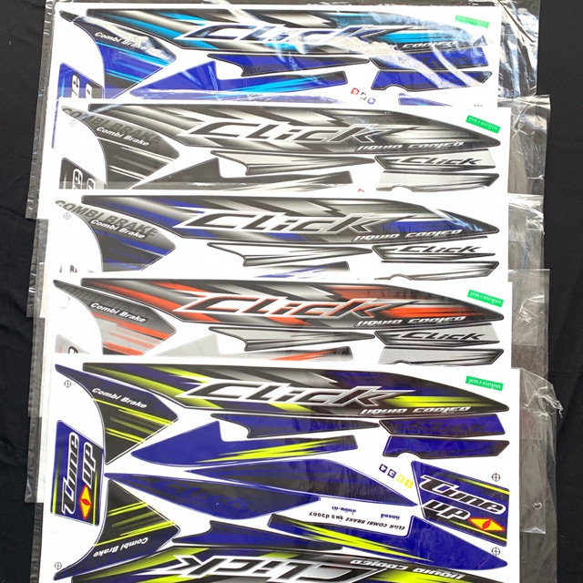 Ready striping varias thailand motif click 110, click tune up, dan click 08 buat vario cw 110 karbu / vario 110 lama. Striping Click Tune Up Vario 110 2007 Kodak Thailand Shopee Indonesia