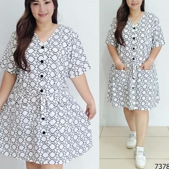 Lagi Murah Dress Wanita Jumbo Dress Big Size Dress Fashion Korea Dress Murah Dress Wanita Shopee Indonesia