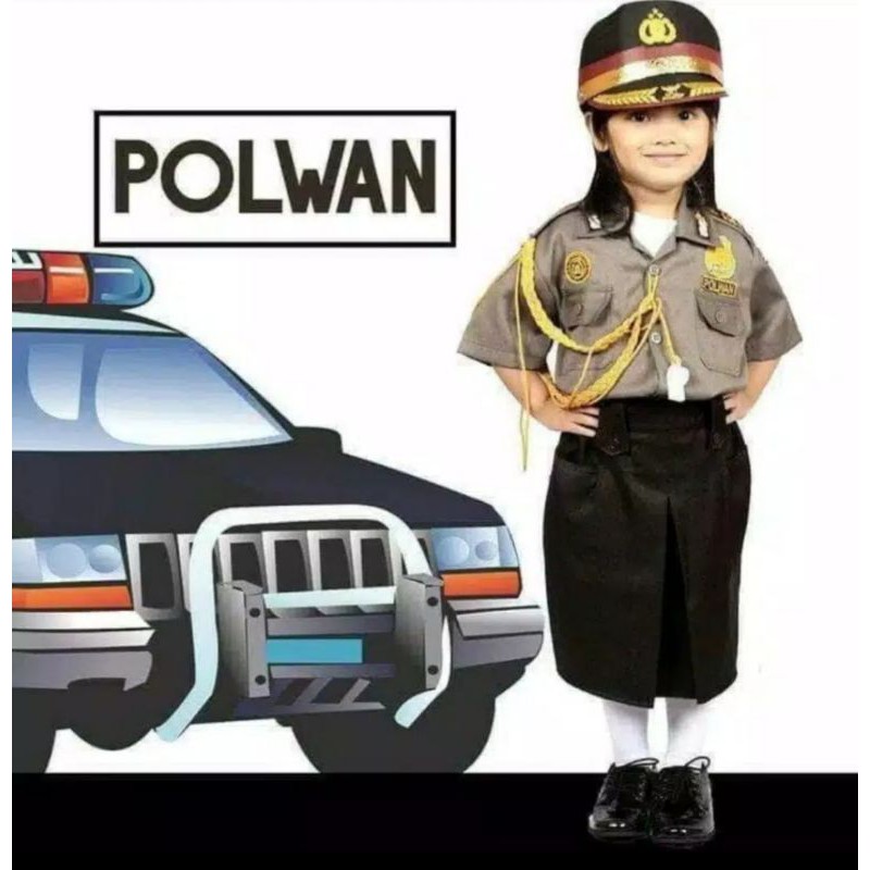 Gambar tersebut bisa anda unduh langsung, caranya silahkan klik pada gambar atau klik tombol download now dibawah gambar yang anda inginkan. Jual Baju Polwan Anak Seragam Polwan Anak Baju Polisi Wanita Anak Indonesia Shopee Indonesia