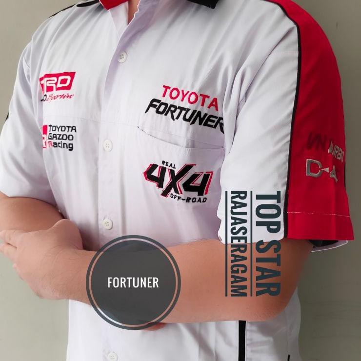 Jual Penjualan Terbanyak - Baju Otomotif Toyota Fortuner Seragam Komunitas  Mobil OFFROAD Kemeja Bordir Indonesia|Shopee Indonesia