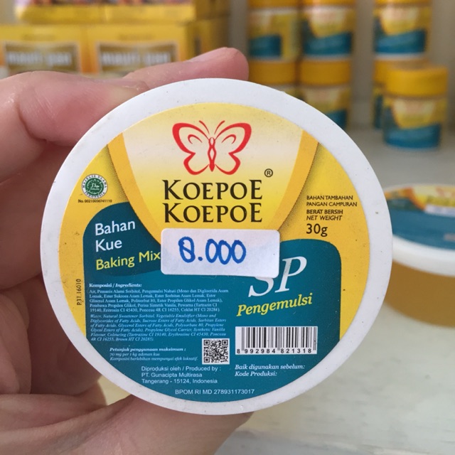 Sp / ovalet / tbm pengemulsi merk koepoe (30gr) | Shopee Indonesia