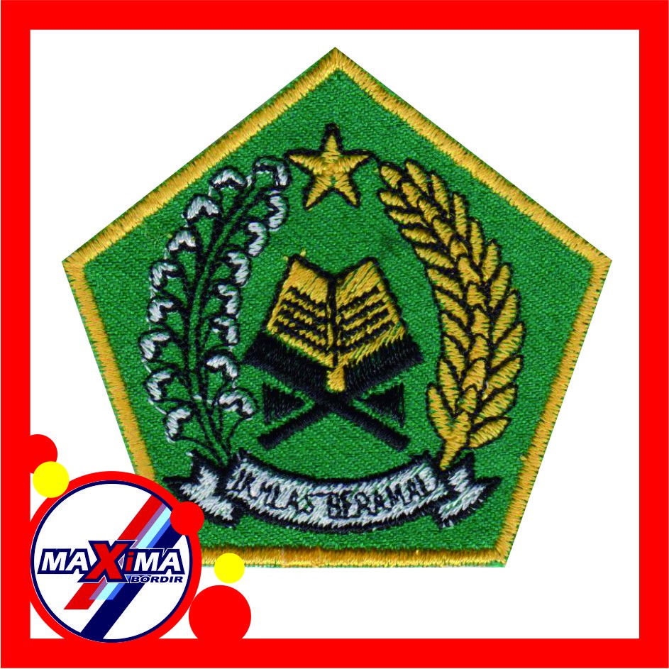 Badge Logo Bordir Ikhlas Beramal / Kemenag / Kementerian Agama | Shopee  Indonesia