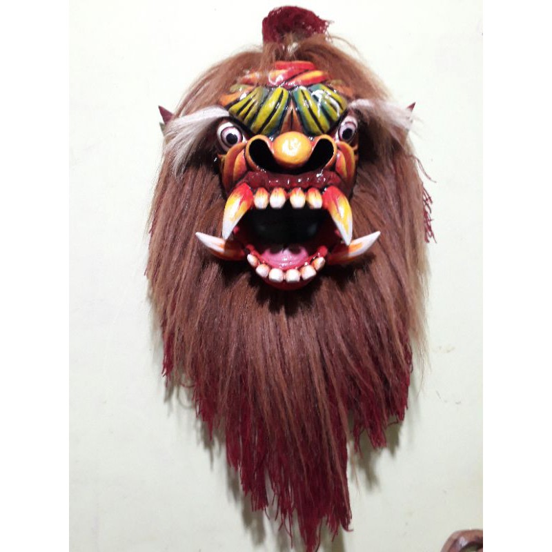 Topeng gedruk buto ijo gedrok murah. Topeng Buto Gedruk Size Dewasa Shopee Indonesia