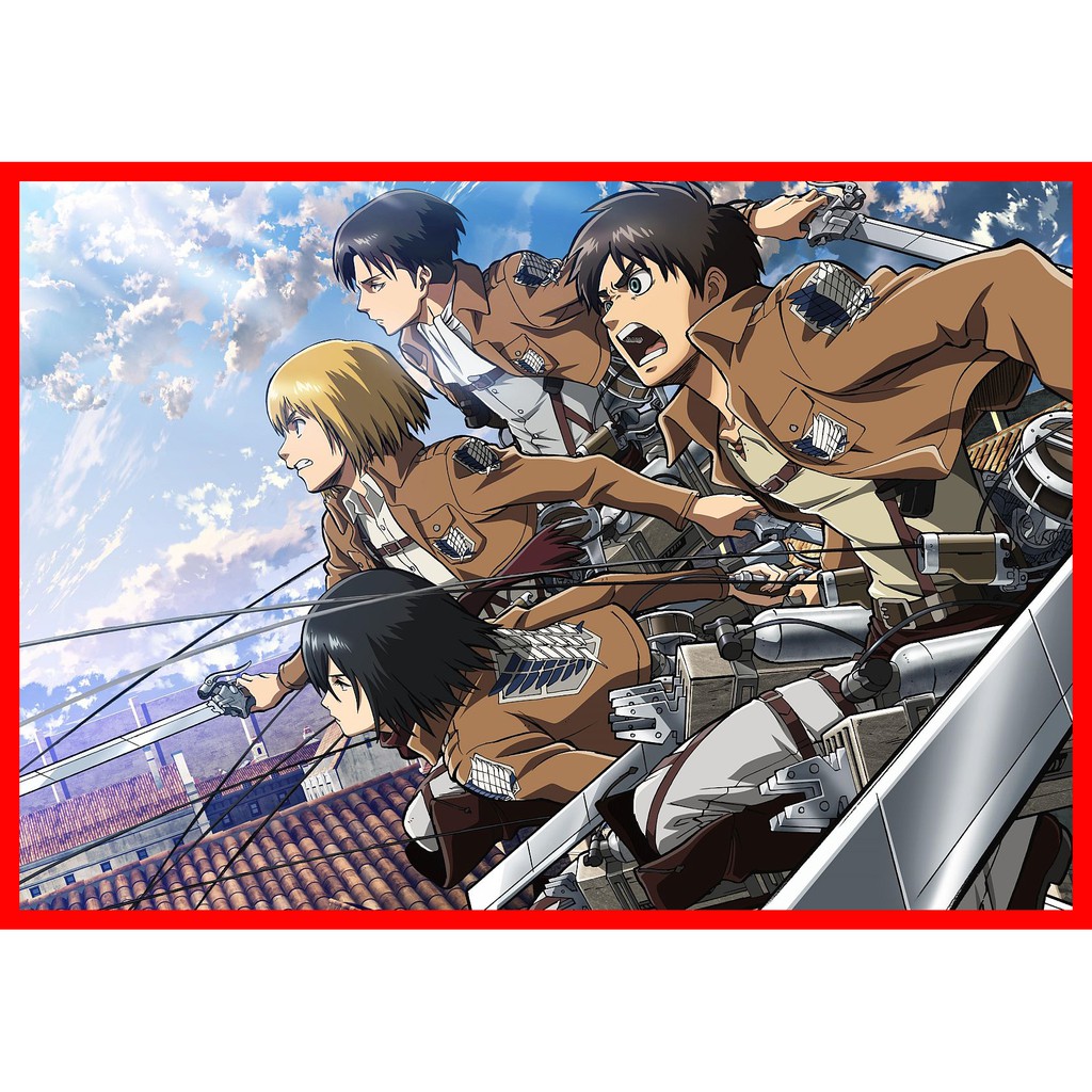 The order to watch attack on titan/shingeki no kyojin is: Anime Shingeki No Kyojin Attack On Titan Full Season Movie Subtitle Indonesia Shopee Indonesia
