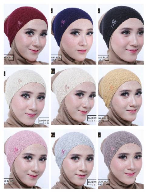 ARRAFI BANDANA RAJUT BORDIR AR EXLUSIVE NEW | Shopee Indonesia