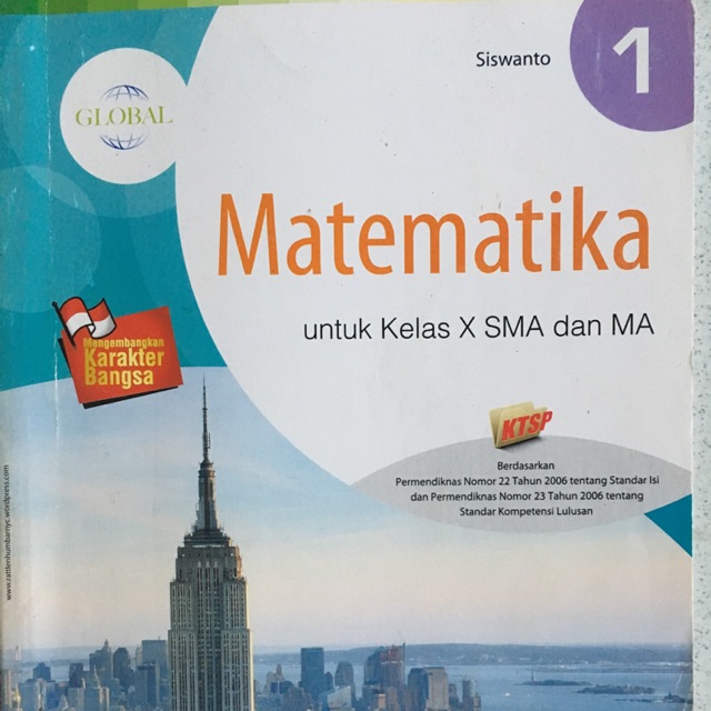 Sebenarnya materinya sama saja dengan materi sma pada kurikulum ktsp, . Buku Matematika Sma Kelas X Ktsp Dengan