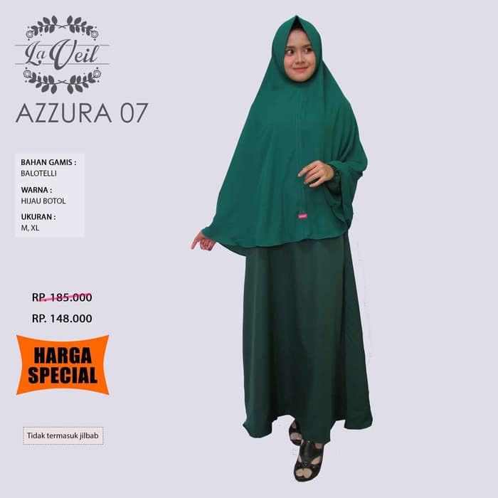 Dijual Gamis Syar I La Veil Azzura 07 Hitam M Diskon Shopee