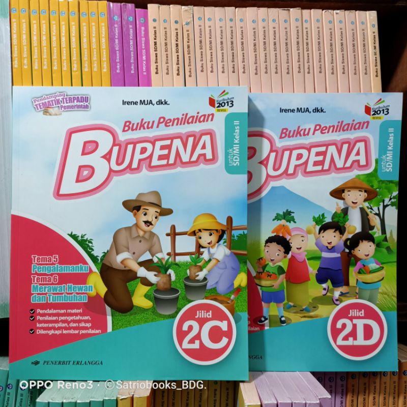 Buku bupena kelas 2 jilid 2a 'tema 1 dan tema 2' kurikulum 2013 edisi revisi. Bupena 2c Dan 2d Buku Bupena Kelas 2 Sd 2c Dan 2d Edisi Revisi Irene Mja Erlangga Shopee Indonesia