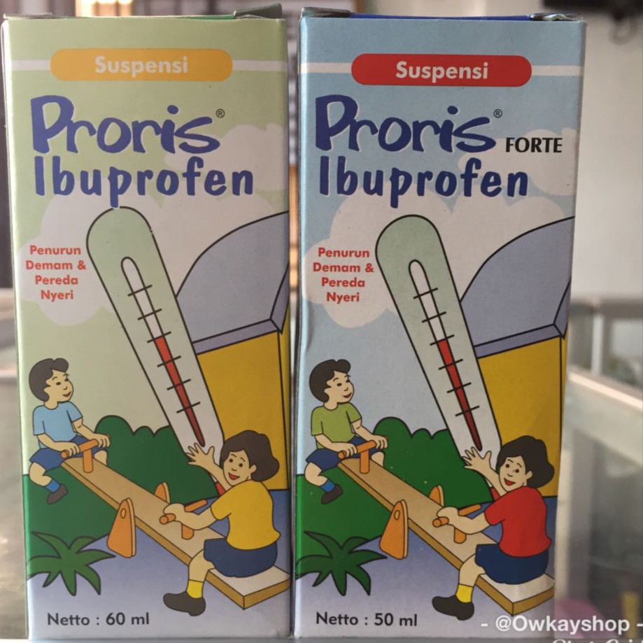 Proris Syrup 60 Ml Dan Proris Forte Syrup Suspensi 50 Ml Shopee