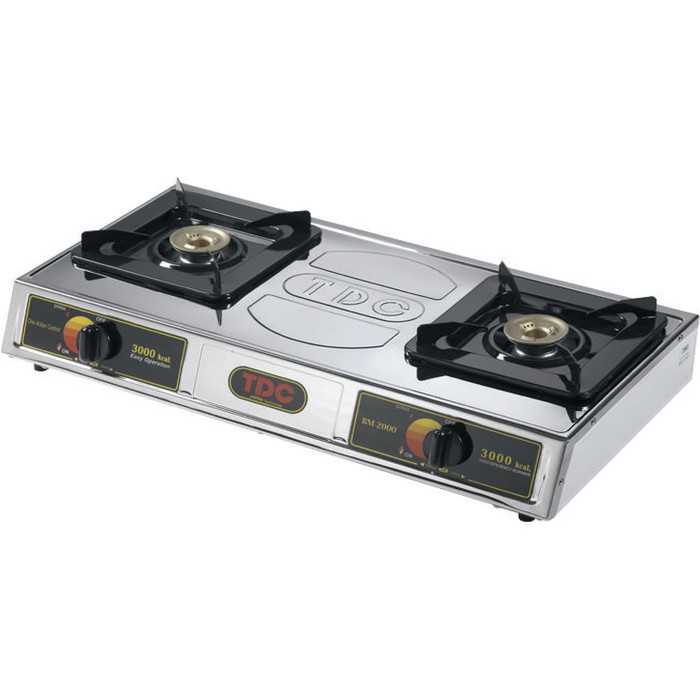 KOMPOR 2 TUNGKU TDC BM-2000 STAINLESS FREE ONGKIR SURABAYA | Shopee  Indonesia