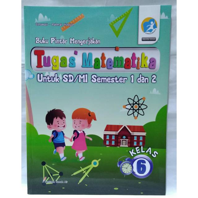 Bangun pagi sebelum jam 05.00; Buku Pintar Mengerjakan Tugas Matematika Kelas 6 K13 Shopee Indonesia