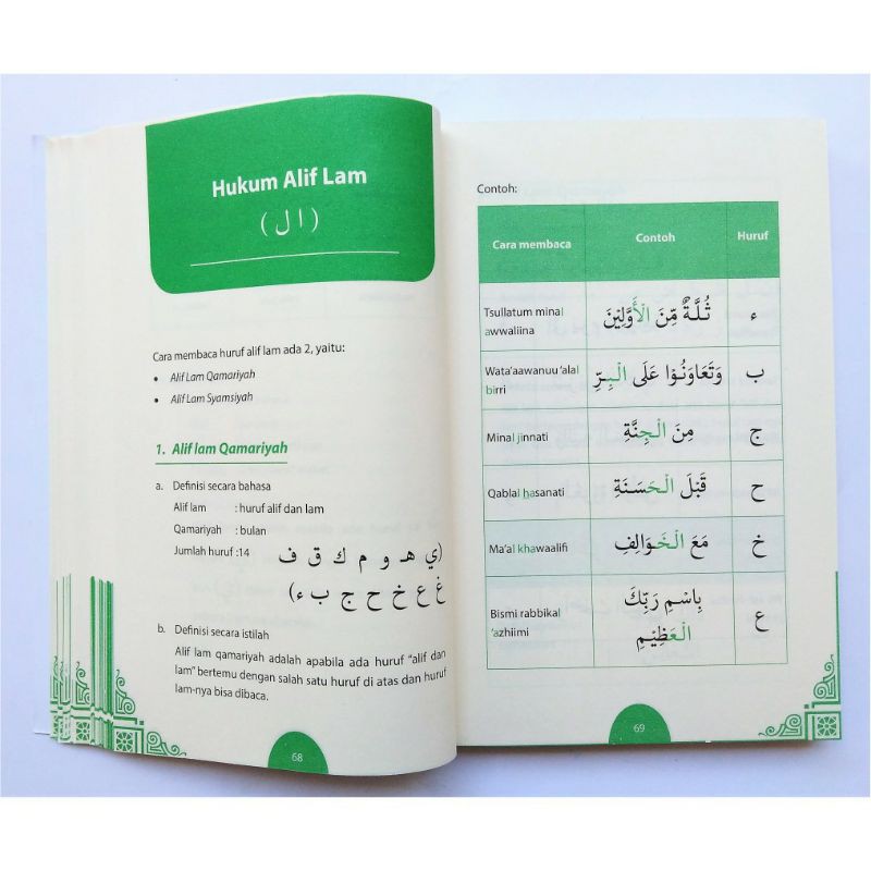 Perkataan bahasa arab yang mengandungi alif lam syamsiah dan alif lam qamariah. Buku Agama Islam Praktis Mudah Kuasai Tajwid Shopee Indonesia