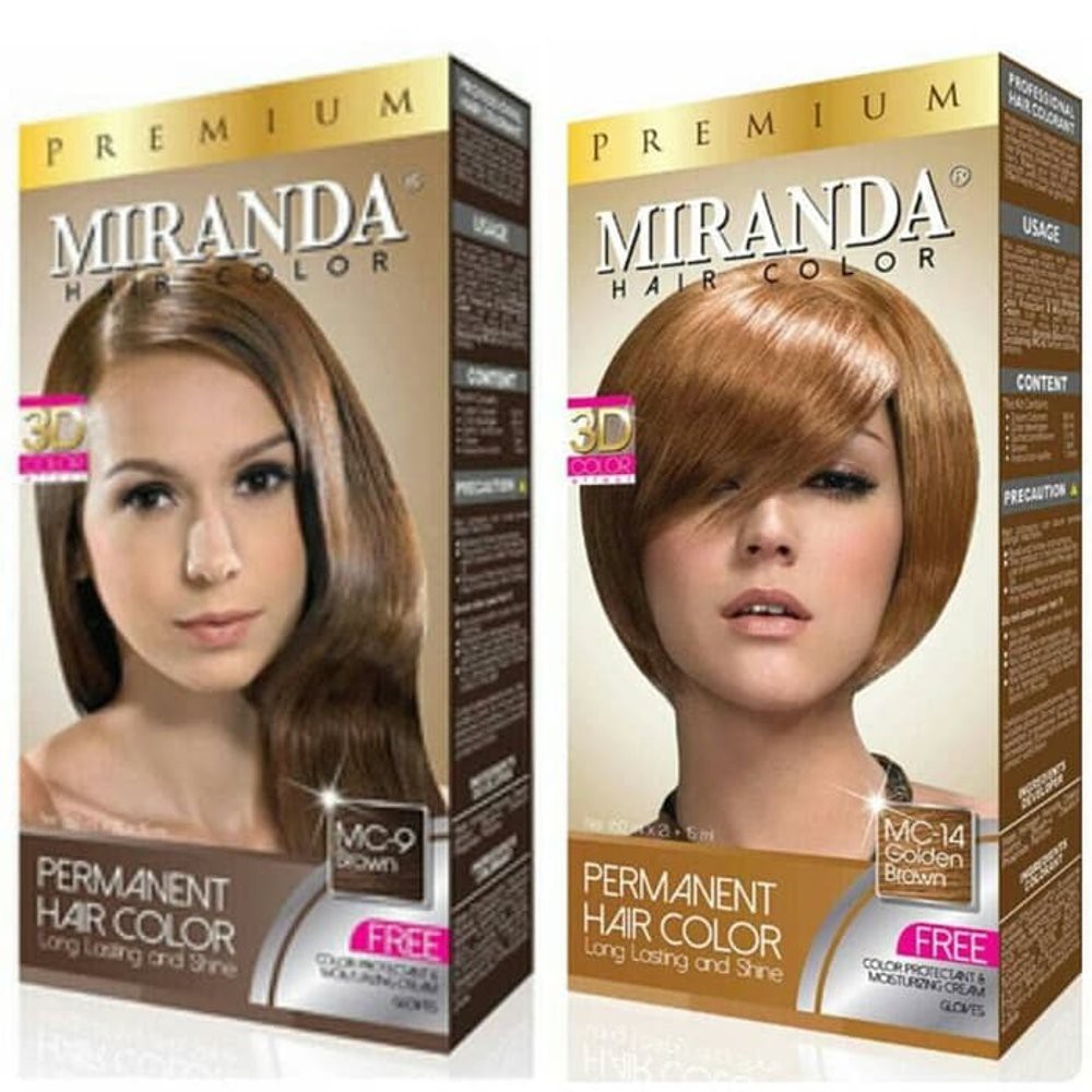 Warna coklat yang cocok untuk kulit lebih gelap: Miranda Hair Color 60ml BESAR | Shopee Indonesia