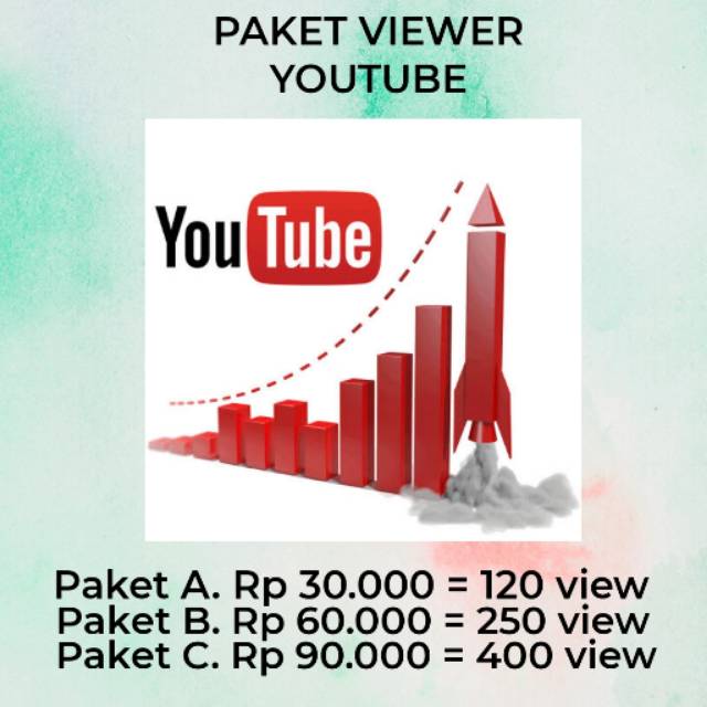 Paket Viewer Youtube 100 Real Human