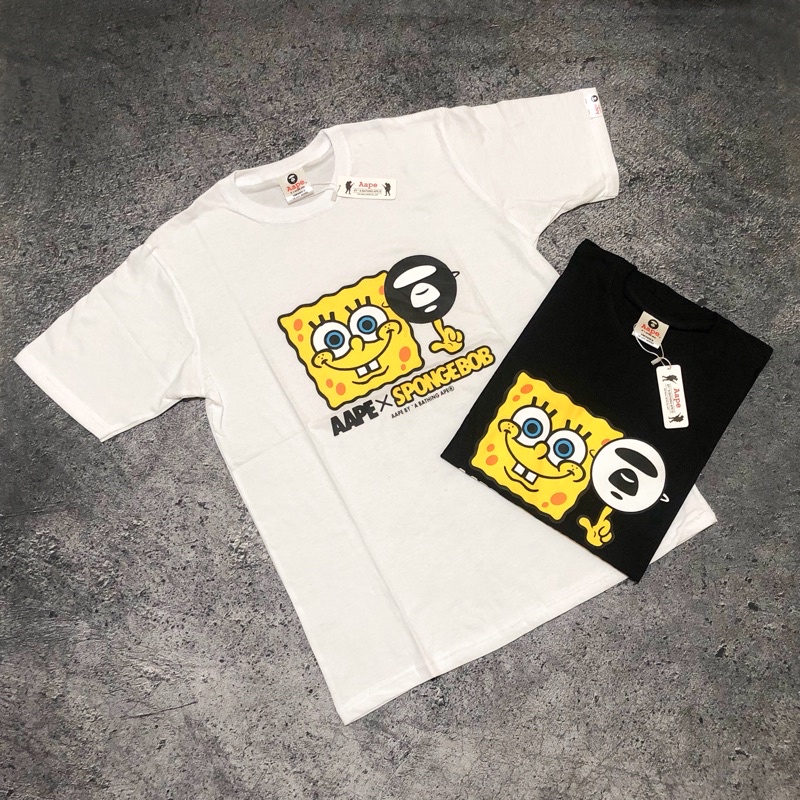 The aape moon face logo, featuring prominently a graphic round face of the ape, is a younger version of the original a bathing ape® logo. Harga Aape Original Kaos Terbaru Maret 2022 Biggo Indonesia