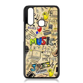 Custom Hardcase Casing Vivo Y12 Y15 Y17 Music Wallpaper Li0238 Shopee Indonesia