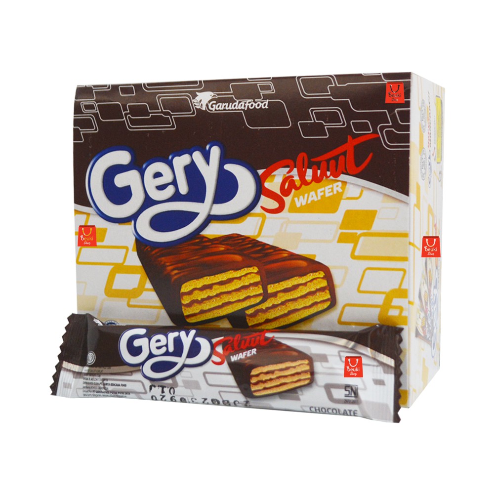 Jual gery saluut wafer chocolate gery saluut wafer rasa coklat nikmat