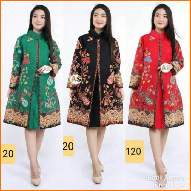 Tunik Batik Jumbo Big Size Ld 120cm Fit Xxxl Dress Batik Modern Murah Model Terbaru Original Aksara Shopee Indonesia