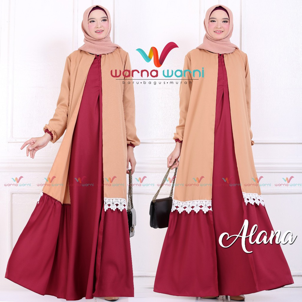 Gamis Alana Gamis Terbaru Best Seller Modis Original