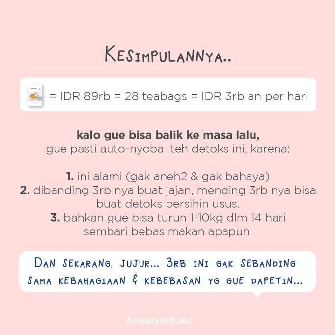 Beautylab.Inc Slim &amp; Detox Tea | Teh Detoks Dinkes RI Isi 28 Teabags |  Shopee Indonesia