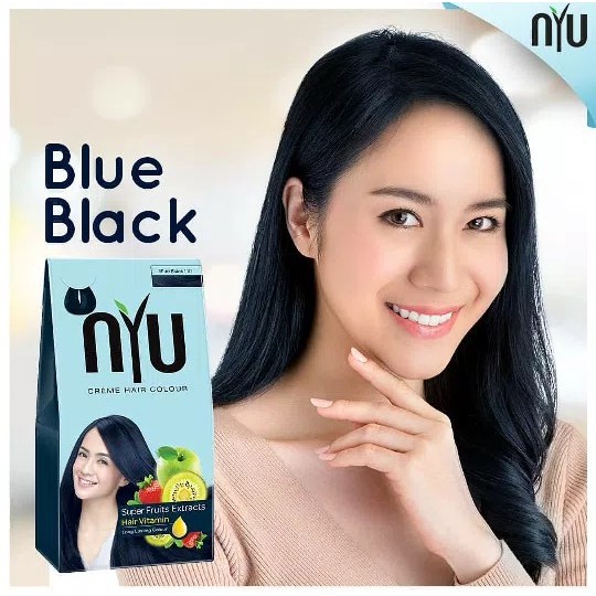Created to be used in the salon alongside the application of bleach, the formula counteracts the. Nyu Hair Color Blue Black