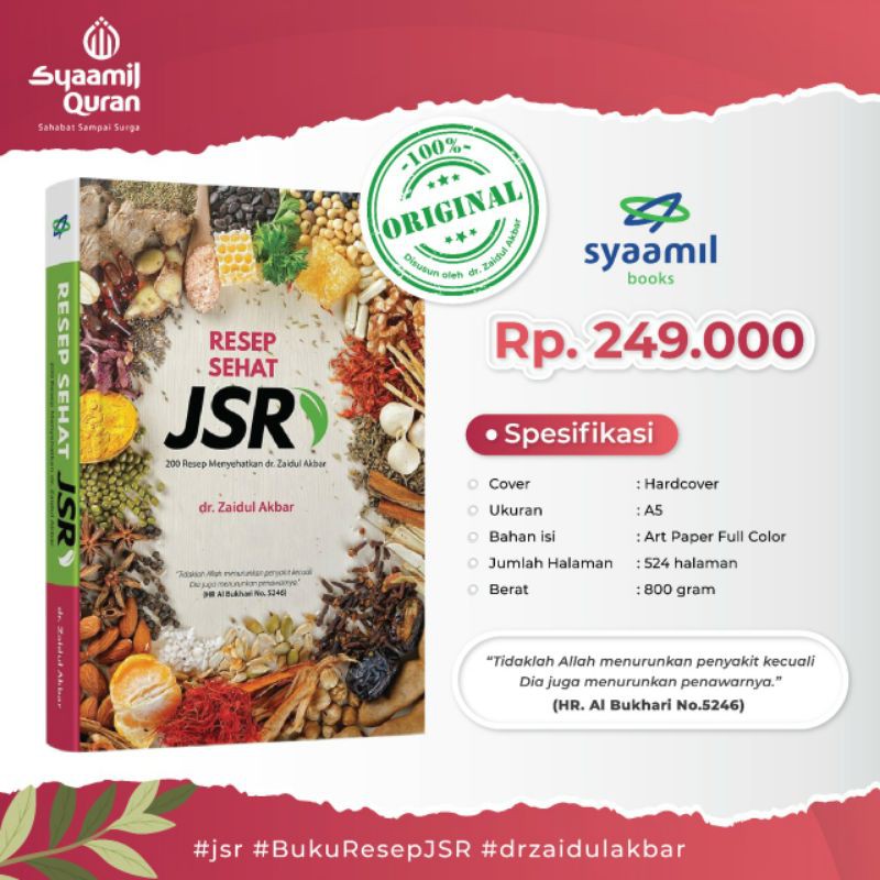 Zaidul akbar mencoba untuk mengajarkan cara membuat dan memakan . Resep Sehat Jsr 200 Resep Menyehatkan By Dr Zaidul Akbar Shopee Indonesia