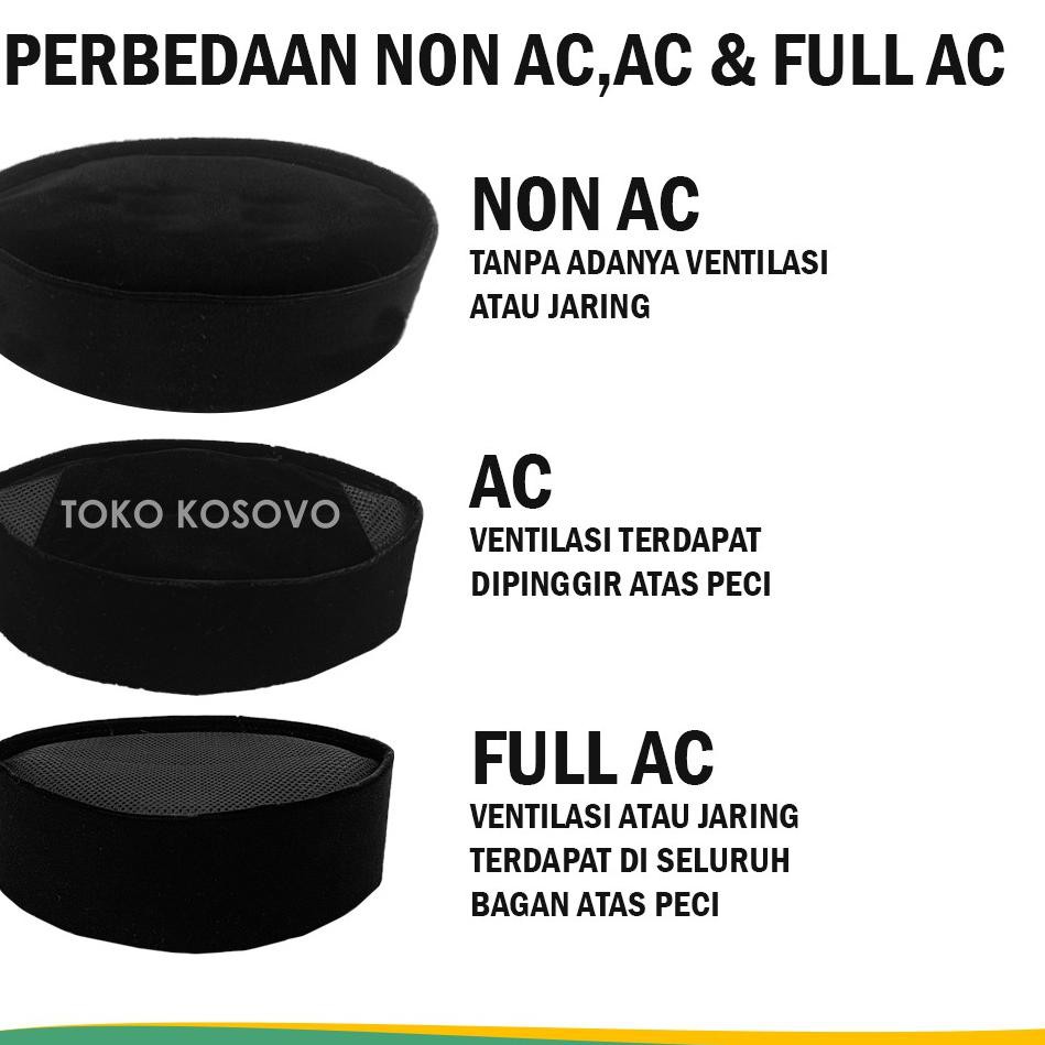 Jual ✔️Murah.ID❤️ - Peci Songkok Kopiah Wadimor AC &amp; Non AC Tinggi 8,9,10  Nomor 2-10 Terlengkap Indonesia|Shopee Indonesia