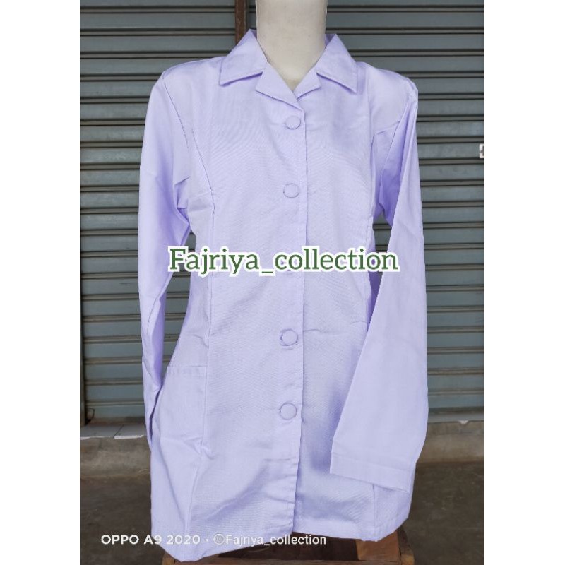 Jual Seragam PPL kancing bungkus/baju PNS /baju PPL/baju putih lengan  panjang /baju mengajar Indonesia|Shopee Indonesia