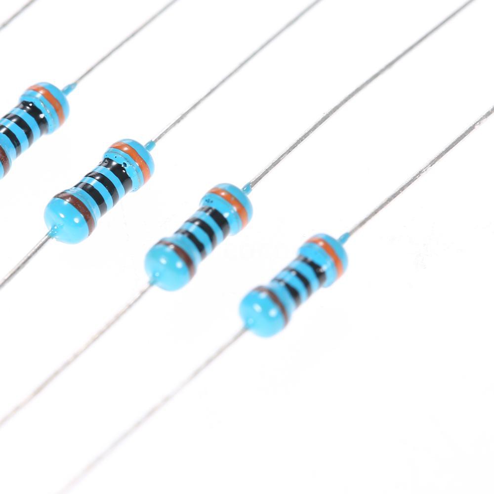 Set 2000pcs Resistor Metal Film 1 4w 100 Value 1 Ohm Ke 1m Ohm