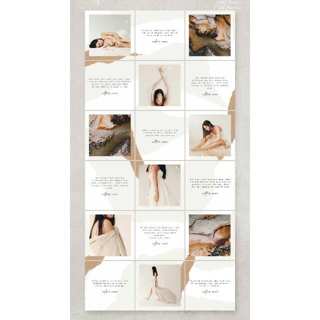 Design Instagram Post Feed 9 Post Twenty4project Shopee Indonesia