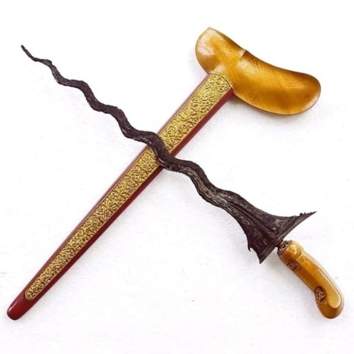 Keris Kyai Sengkelat Pamor Singkir Sepuh Kuno Pusaka Keris Pusaka Keris Garis-garisnya ada yang utuh ada juga yang putus-putus dan bercabang.