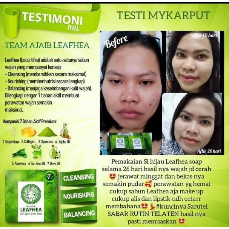 sabun leafhea | Shopee Indonesia