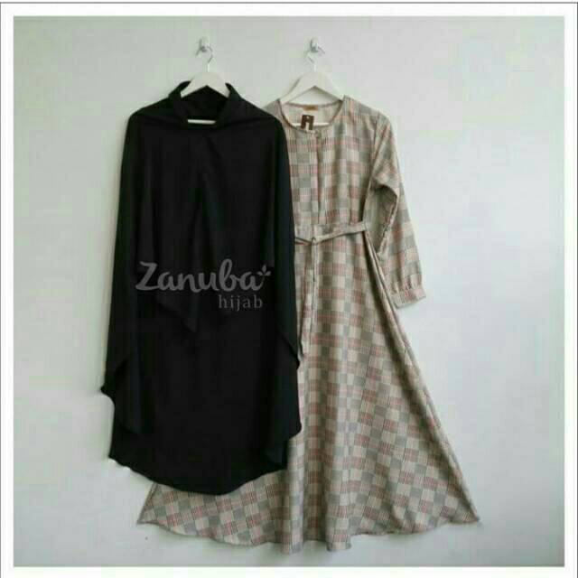 Set Gamis Zanuba Hijab Shopee Indonesia