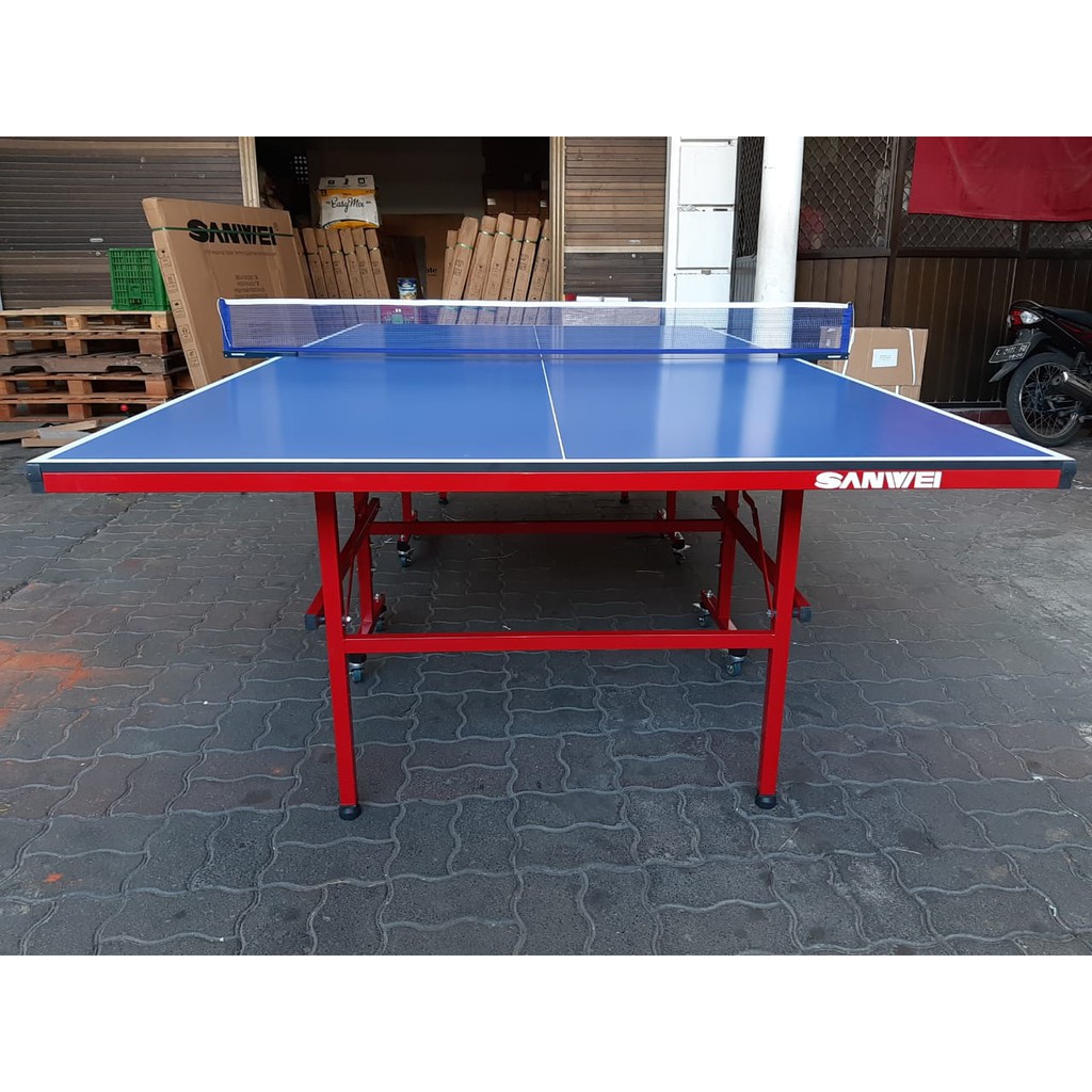Beli produk meja pingpong lokal butterfly berkualitas dengan harga murah mulai dari 20rb dari berbagai pelapak di indonesia november 2021. Meja Pingpong Table Tenis Sanwei Ta 06 Rouge Shopee Indonesia