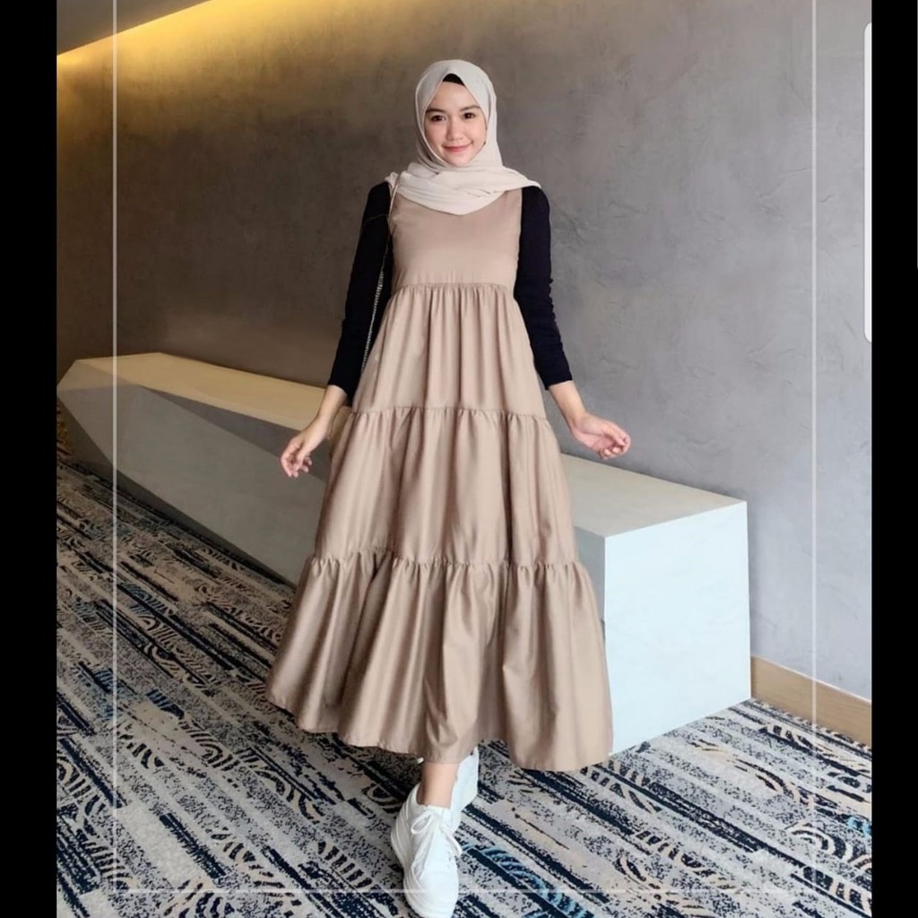 Sakura Dress Gamis Remaja Terbaru Fashion Muslim Kekinian