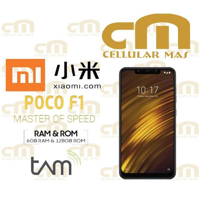 Promo Handphone Xiaomi Pocophone F1 6 128 Ram 6gb Rom 128gb Garansi Resmi Tam Original