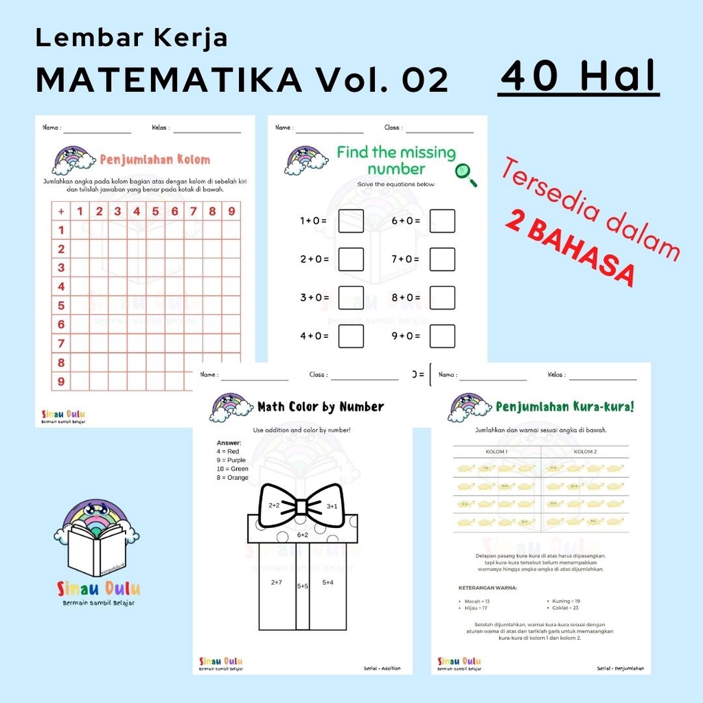 Lembar kerja anak tk page 7 lembarkerja com gambaran