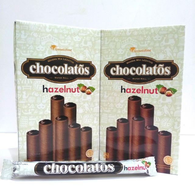 Make these chocolatos hazelnut rolled wafers a tradition in your home. Chocolatos Wafer Roll Shopee Indonesia