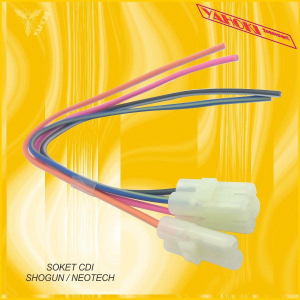 Bl/r hitam/merah = kabel pengapian dari spul. Jual Soket Cdi Shogun Neotech Set Indonesia Shopee Indonesia