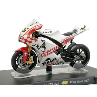 1 18 Leo Vr46 Rossi Yamaha Yzr M1 Philip Island 2007 Motogp Diecast Racing Motorcycle