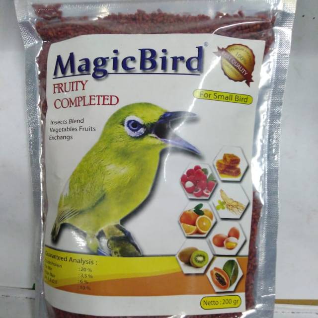 Magic bird Fruity completed for small bird pakan burung pleci rasa buah |  Shopee Indonesia